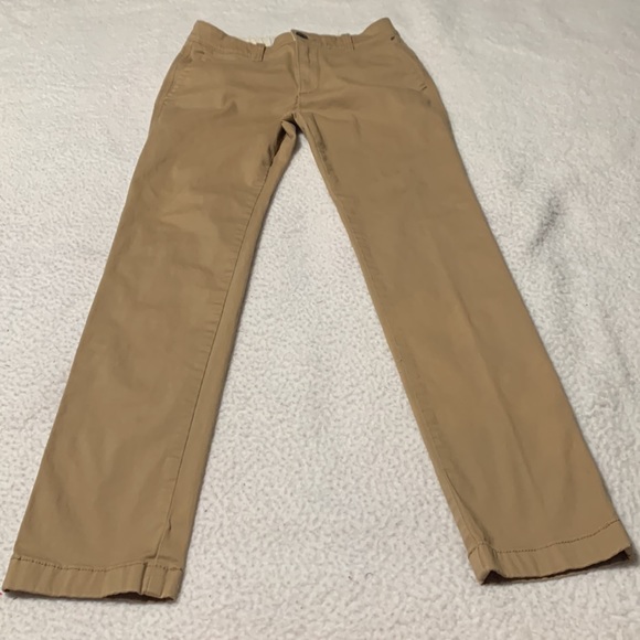 Abercrombie Kids Khaki Chinos & Button-Up Shirt, EUC, Size 13/14 Slim Pants - Picture 10 of 16